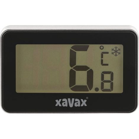 Termometro digitale moderno nero per frigorifero Xavax