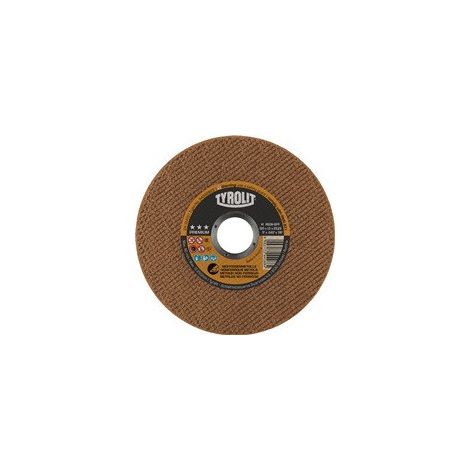 Disco de corte Premium D125x1mm, recto metales no ferrosos, taladro 22,23mm TYROLIT (Por 25)