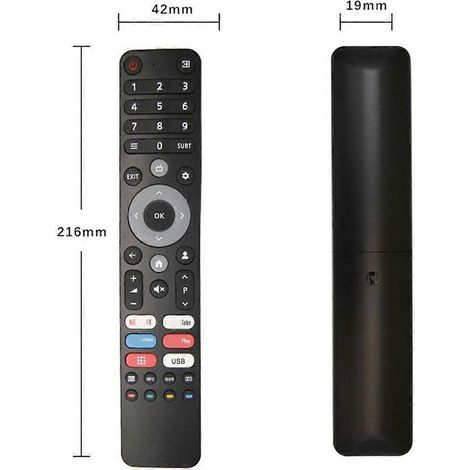 Telecomando universale per Smart TV DEXP, Viomi, CHIQ – per vari modelli (infrarossi) (1/4)