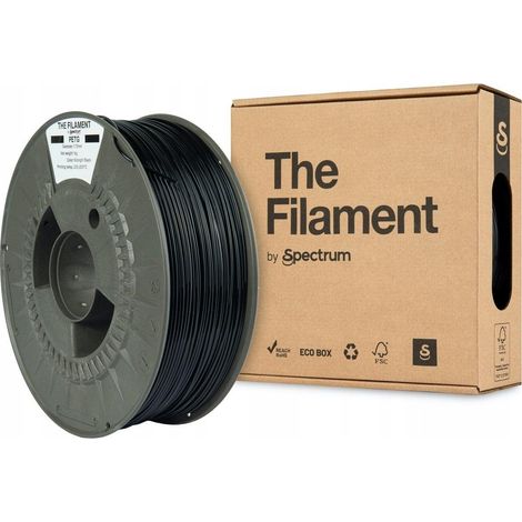 Filament flashforge PETG 1,75 mm schwarz 1 kg (1/2)