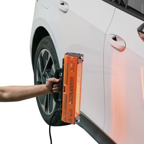 VEVOR Lampada Polimerizzante a Infrarossi 1000 W Lampada Polimerizzante per auto, Riscaldamento Automatico, Riscaldatori per Cabine di Cottura a Spruzzo per Area Cottura 0,23 ㎡ Riparazioni in Loco
