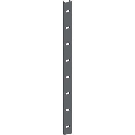 Crémaillère en applique argent 2000x11mm MONIN 522410