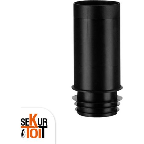 Rallonge pour terminal de ventilation -  diamètre 100 – Toiture plate - Sekurtoit (1/2)