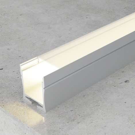 Petit profilé aluminium - 2 mètres Aluminium - Ledme - LM3759