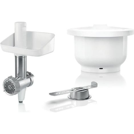 Bosch MUZS2BS Kit accessoires blanc et argent pour robot pâtissier (1/5)
