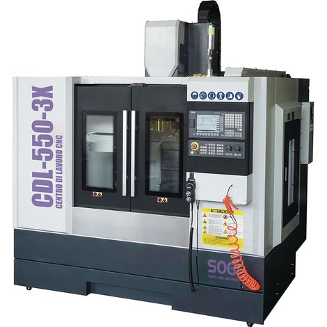 Centro di lavoro CNC SOGI CDL-550-3X - 3 assi - SIEMENS SINUMERIK 808D ADVANCED - mandrino BT 40