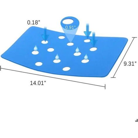 Tapis de Chaise de BainCoussin de Banc de Douche antidérapant en Mousse EVA avec adhésif pour Personnes handicapées, Personnes (1/5)