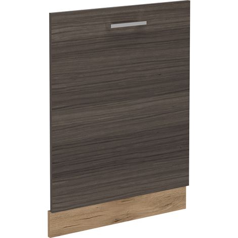 Geschirrspülblende R-Line, Edelgrau, 60 cm ohne Arbeitsplatte, Vicco