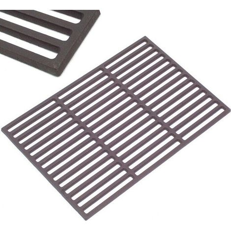 Guss Grillrost emailliert 45x30 eckig Grill Gussrost 56517 Gusseisen Gußeisen (1/5)