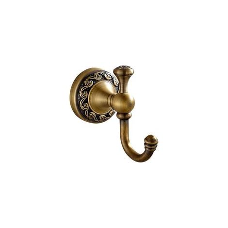Gancho antiguo de latón para toallas, perchero, soporte de pared sencillo de estilo vintage para puerta. (1/5)