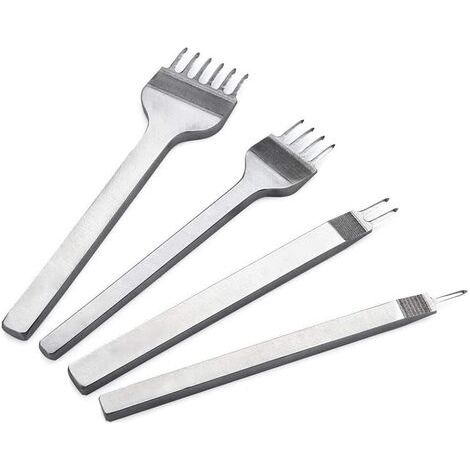 1/2/4/6 Prong Metal Punch Tool for Crafts Sewing (4mm) (1/5)