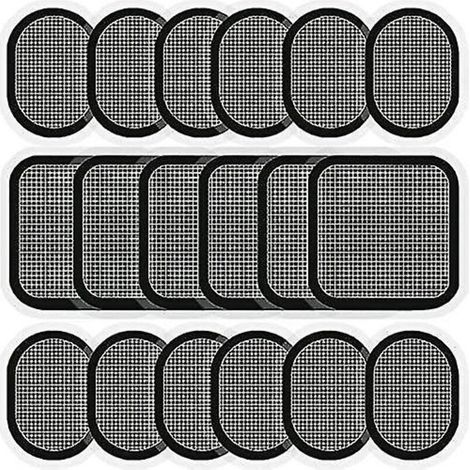 Gel pour ceinture abdominale – Lot de 6 jeux (18 pièces), compatible avec toutes les ceintures électriques, hydrogel réutilisable