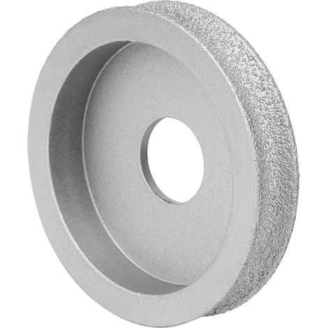 Meule diamantée brasée de 7,3 cm, meule abrasive concave pour pierre, céramique et verre, 1,0 cm (1/5)