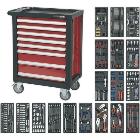 Sealey AP2408TTC08 Premier&trade Rollcab 8 Drawer with 707pc Tool Kit