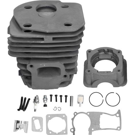 Kit cylindre et Piston, réducteur de pression, tampon en papier 45mm pour Husqvarna 350 353 (1/5)