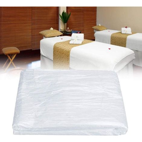 100pcs Draps de Lit Jetables pour Spa, Couverture de Massage, Draps Cosmétiques pour Salon de Beauté (1/4)