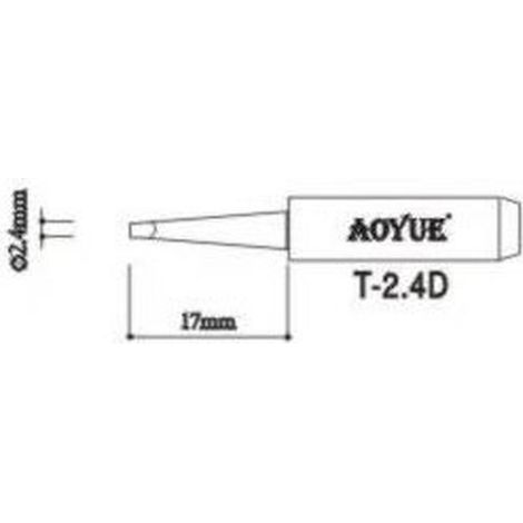 AOYUE T2,4D Repuesto punta soldador (1/2)