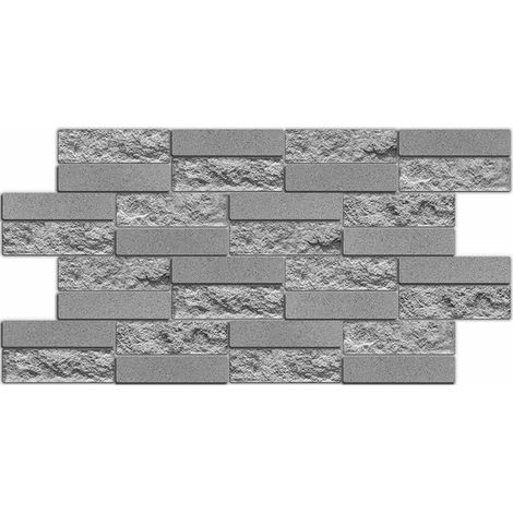 Pannelli 3D Rivestimento a parete in PVC effetto pietra, cementine, Maioliche, legno Realistici e isolanti.-9927 (mis.980x490mm) (1/2)