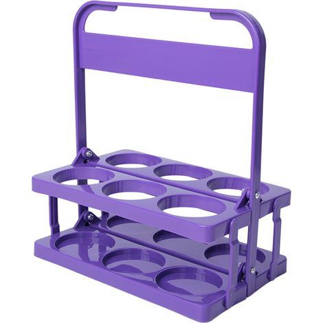 Soporte plegable para cerveza, cesta portátil para cerveza, soporte - Ciruela