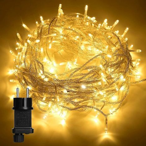 23M 200 LED string lights, 8 LED patterns with mains adapter, indoor and outdoor decoration. (1/5)