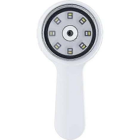 Handliches Mini-Digitalmikroskop mit 200-facher Vergrößerung, Bildstabilisierung, 16 LEDs, 2-Zoll-IPS-Display, weiß – JXLGV (1/5)