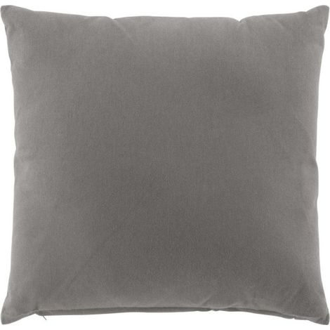 Coussin Déco "Twily" 45x45cm Gris (1/4)