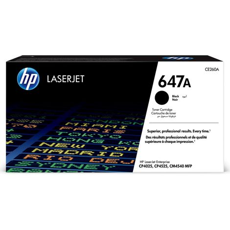 HP 647A Black Original LaserJet Toner Cartridge Cartuccia Toner 1 pz (1/4)