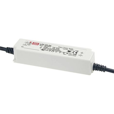 Mean Well LPF-25-12 Driver per LED, Trasformatore per LED Tensione costante, Corrente costante 25.2 W 2.1 A 6.6 - 12 V/ (1/2)