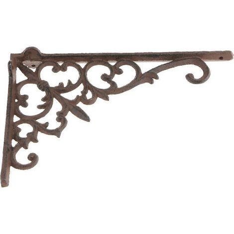 Support de rangement forgé pour étagère, support de suspension - dimensions (1/5)