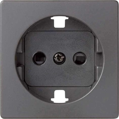 Simon 82 Concept  Tapa base de enchufe schuko titanio SIMON 8200041-096