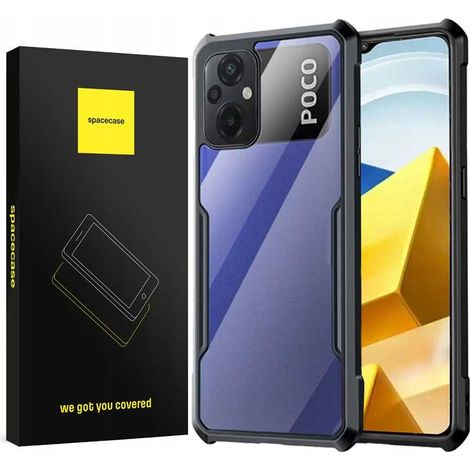 Étui Spacecase Beetle Poco M5 noir (1/5)