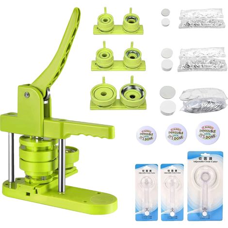 Macchina per la creazione di spilli fai da te, design leggero, stampi di diverse dimensioni, facile da usare. (1/5)