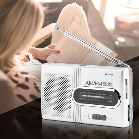 Radio Portable AM-FM Ondes Courtes Radio Transistor Récepteur Stéréo HB017 (1/4)