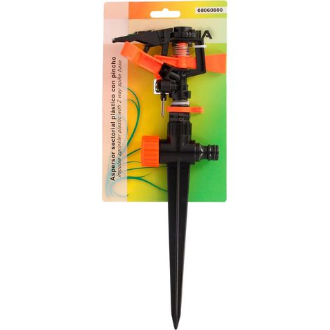 Aspersor plástico sectorial con pincho (1/2)