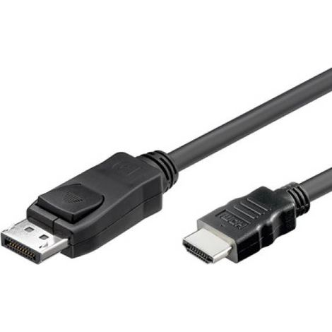 Câble de raccordement TECHly DisplayPort / HDMI 1.00 m noir ICOC-DSP-H-010 Câble DisplayPort D628051 (1/5)