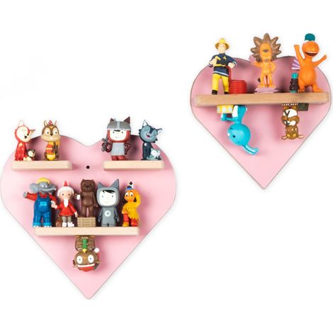 Estante Corazón Niños Toniebox Tonies 27x44x5 - VCM