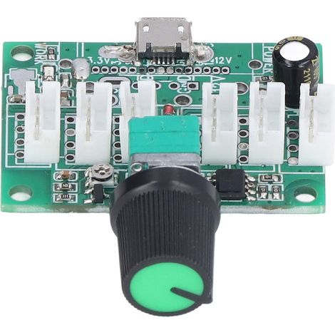 Régulateur USB pour 24 Ventilateurs PC avec Contrôle de Vitesse, Indicateur Lumineux et Réglages Multiples (1/5)