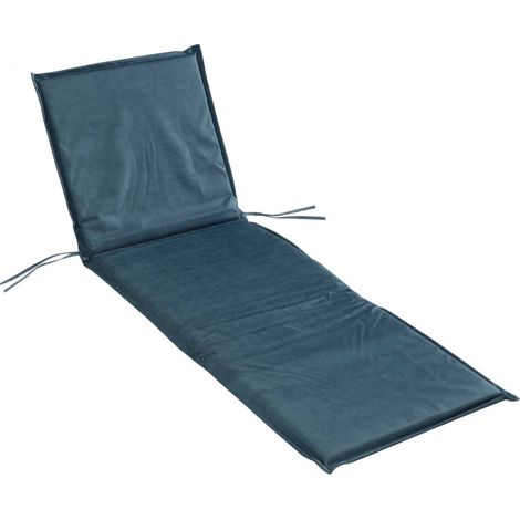 BAIN DE SOLEIL 65 x 190 x 4 CM EXTERIEUR BLEU MARINE WATERPROOF - 65x190cm - Bleu marine (1/3)