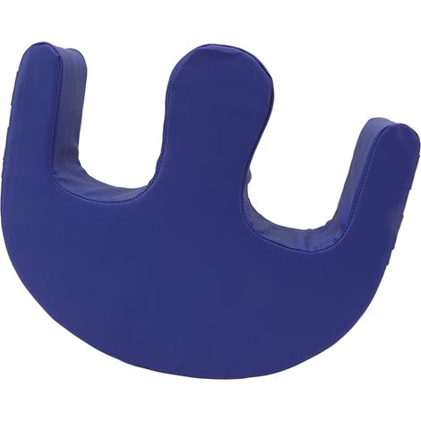 Coussin de retournement en cuir PU en forme de U pour personnes âgées, dispositif d'aide au retournement latéral, coussin de retournement en U de 13 cm, bleu (1/5)
