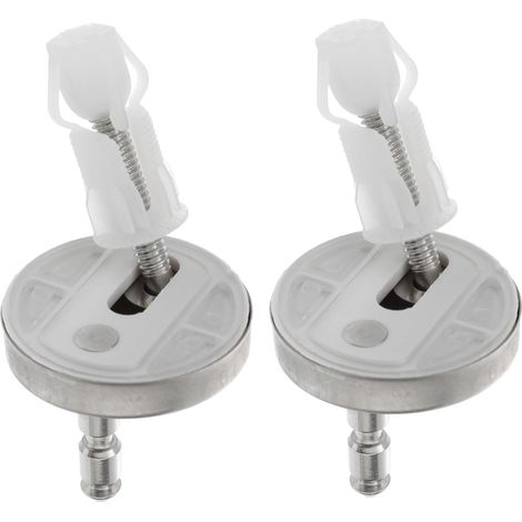 Kit de Fixation pour Siège de Toilette Vis, Nylon, 4 Pièces (1/5)