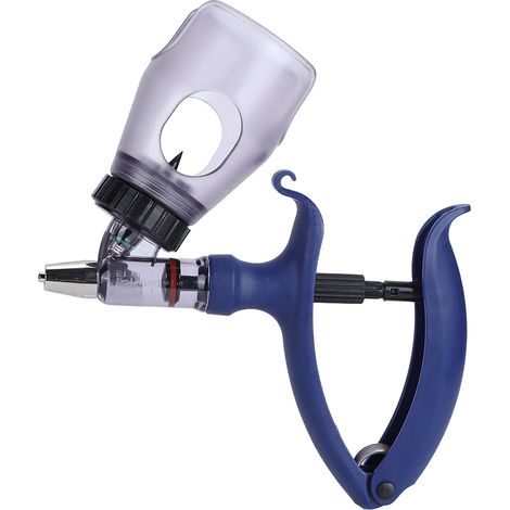 Seringue vétérinaire automatique réglable pour injection continue de vaccins (5 ml) pour porcs, poulets et moutons (1/5)