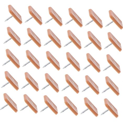 Clous coulissants carrés WOONEKY pour tiroirs en plastique 17 x 12 mm (1/5)