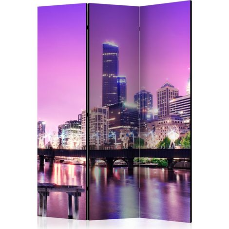 Paravento - Purple Melbourne [Room Dividers] - 135x172 (1/4)