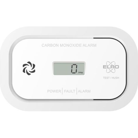 Détecteur de monoxyde de carbone ELRO FC5003 - capteur de 10 ans - avec affichage