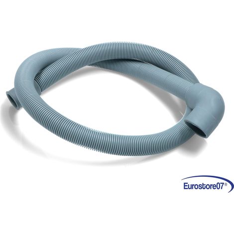 TUBO DI SCARICO ACQUA cm 200 PER LAVATRICE CON CURVA ATTACCO MM 30 INTERNO TB 3 (1/3)