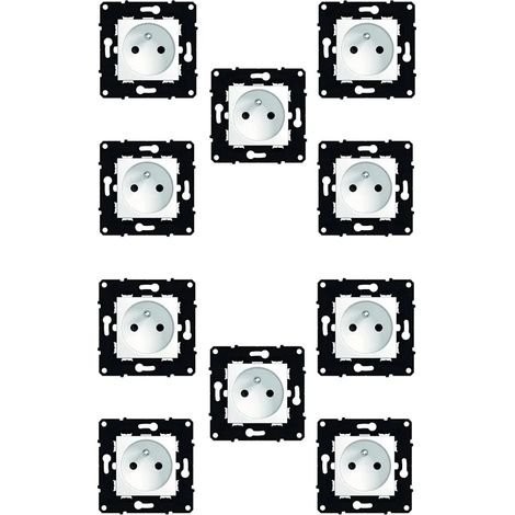 Arnould 10 Prises 2P+T 16A BA ESPACE EVOLUTION (1/3)