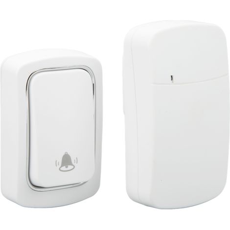 Sonne de porte étanche IP68 sans fil, alimentation secteur 100‑230V, pour maison bureau, prise européenne (1/5)
