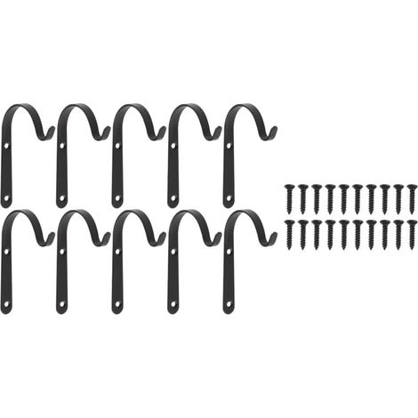 Supports de paniers suspendus et crochets muraux en métal pour l'extérieur (1/5)