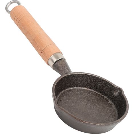 Petite poêle à œuf en fonte antiadhérente chauffage uniforme multifonction pour la maison (1/5)