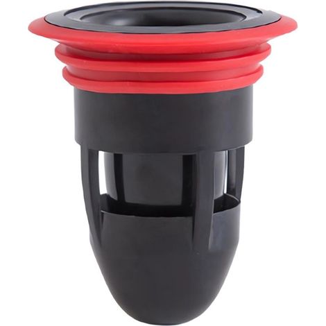 Soupape Clapet Anti-Refoulement de Vidange de Sol de Douche, Bouchon de Vidange Unidirectionnel Anti-Odeur de Canalisation d'Égout, Noir (1/3)